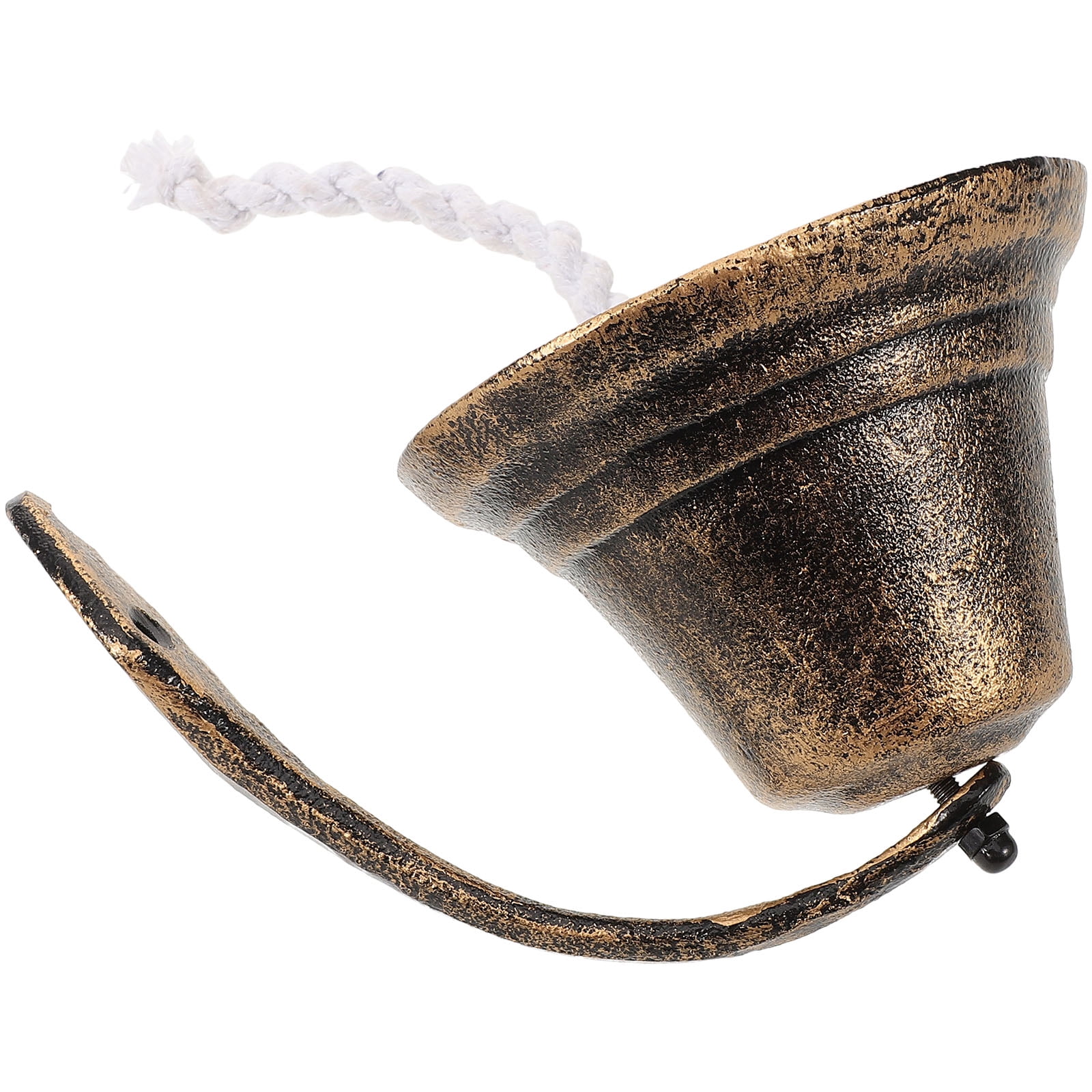 OUNONA Outdoor Bell Indoor Dinner Wall Mounted Door Bell Cast Iron Bell Wall Mounting Bell