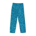 thumbnail image 5 of Balery Men'S Blue Glitter Pants,Sleepwear Pants,Pajama Pants,Pj Bottoms Drawstring And Pockets-Small, 5 of 9