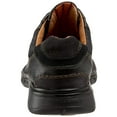 thumbnail image 3 of Clarks Mens Un. Ravel Lace Up Casual Oxfords, Black, Size 10.0, 3 of 5
