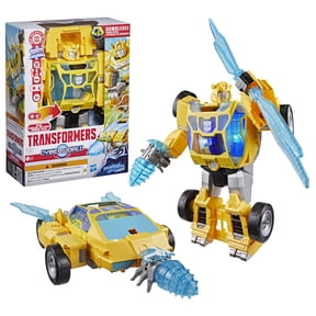 Transformers Toys CYBERWORLD Bumblebee Power Spark Energon Surge, Lights and Sounds, Birthday Gifts for Kids, Ages 6+