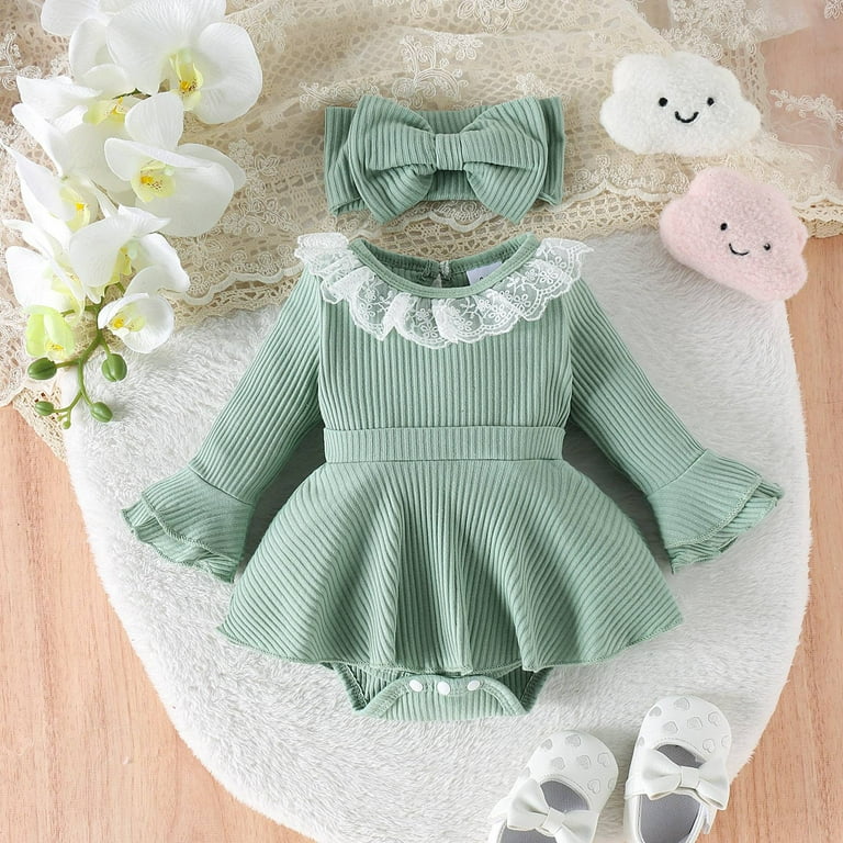 Baby Boy Bodysuit Pack Baby Boys Girls Knit Romper Outfits Long