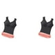 thumbnail image 1 of Jumpingount Chaleco térmico Thermo Lingerie Ropa de invierno Forma del cuerpo Lavable Interior Negro 2Conjunto, 1 of 6