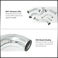 thumbnail image 2 of AJP Distributors Turbo Charger Intercooler Piping Pipe Kit Clamps Aluminum Hoses w/ Blue Silicone Couplers Compatible/Replacement For Mazda RX-7 RX7 FD FD3S 13B 1993 1994 1995 1996 1997 93 94 95 96 97, 2 of 7