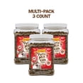 thumbnail image 3 of (3 pack) Purina Friskies Party Mix Natural Yums Salmon Flavor Crunchy Treats for Cats, 20 oz Canister, 3 of 11
