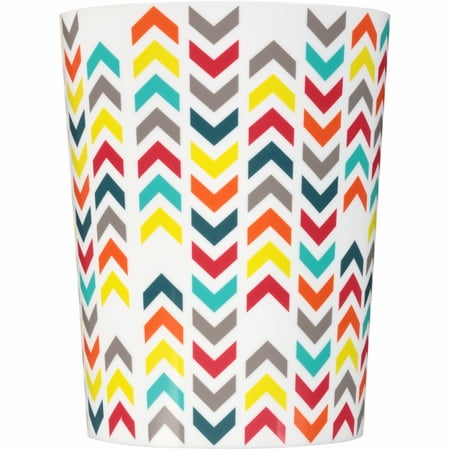 Mainstays Multi Chevron Wastebasket, 1 Each