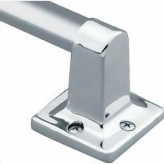 Moen Home Care Exposed Screw Grab Bar, Chrome - Single Pack — ADA-Compliant Wall-Mount, Concealed-Screw Install