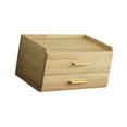 thumbnail image 4 of veasfak Capsule Holder Double Tier Coffee Pod Storage Drawer for Office Home Counter Wood Color, 4 of 9