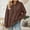 Brown, variant on Knit Sweatshirts for Women Loose Soft Fall Hoodies Long Sleeve Pullover Winter Tops with Pockets Brown L