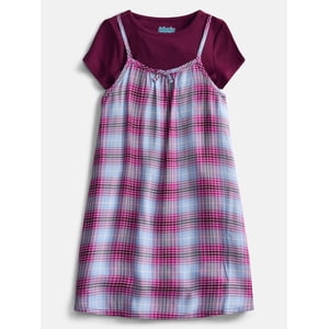 Wonder Nation Girls' Cami Dress and Tee Set