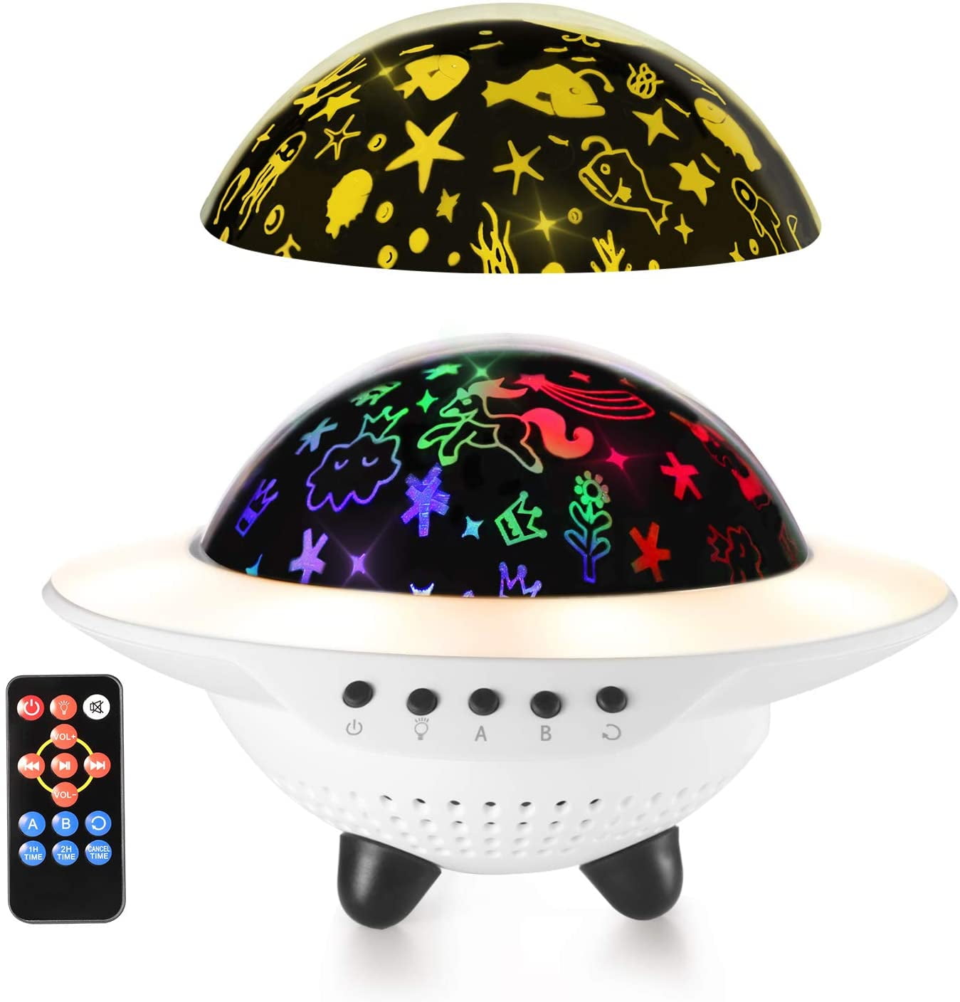 Star Night Light, Ohuhu Baby Light Projector, Bedside Nursery Lamp, UFO