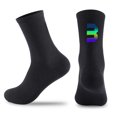 thumbnail image 4 of Tignapoo Reflective Digital Cycling Socks for All-Season Outdoor Sports - Black with Number Design, One Size Fits 39-46, Lightweight & Breathable, 4 of 7