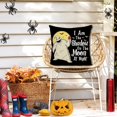 thumbnail image 7 of Funny Halloween Pillow Covers, 18x18 Halloween Throw Pillow Cover, Nightmare before Halloween Decorations, Set of 4 Nightmare Christmas Cushion Cases, Jack Sally Bed Couch Sofa Decor Party Supplies, 7 of 7