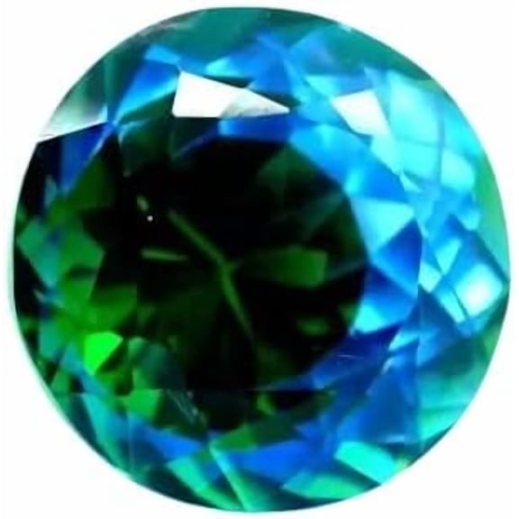 NaturalBi-Color Pitambari Sapphire Round Cut 8-10 CT Loose AAA Gemstone for making Jewelry
