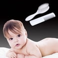 thumbnail image 1 of 4PCS Hair Brush and Comb for Newborns and Toddlers, for Cradle Cap and Massage, Ideal for Baby Shower, 1 of 5