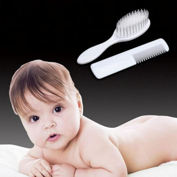 4PCS Hair Brush and Comb for Newborns and Toddlers, for Cradle Cap and Massage, Ideal for Baby Shower