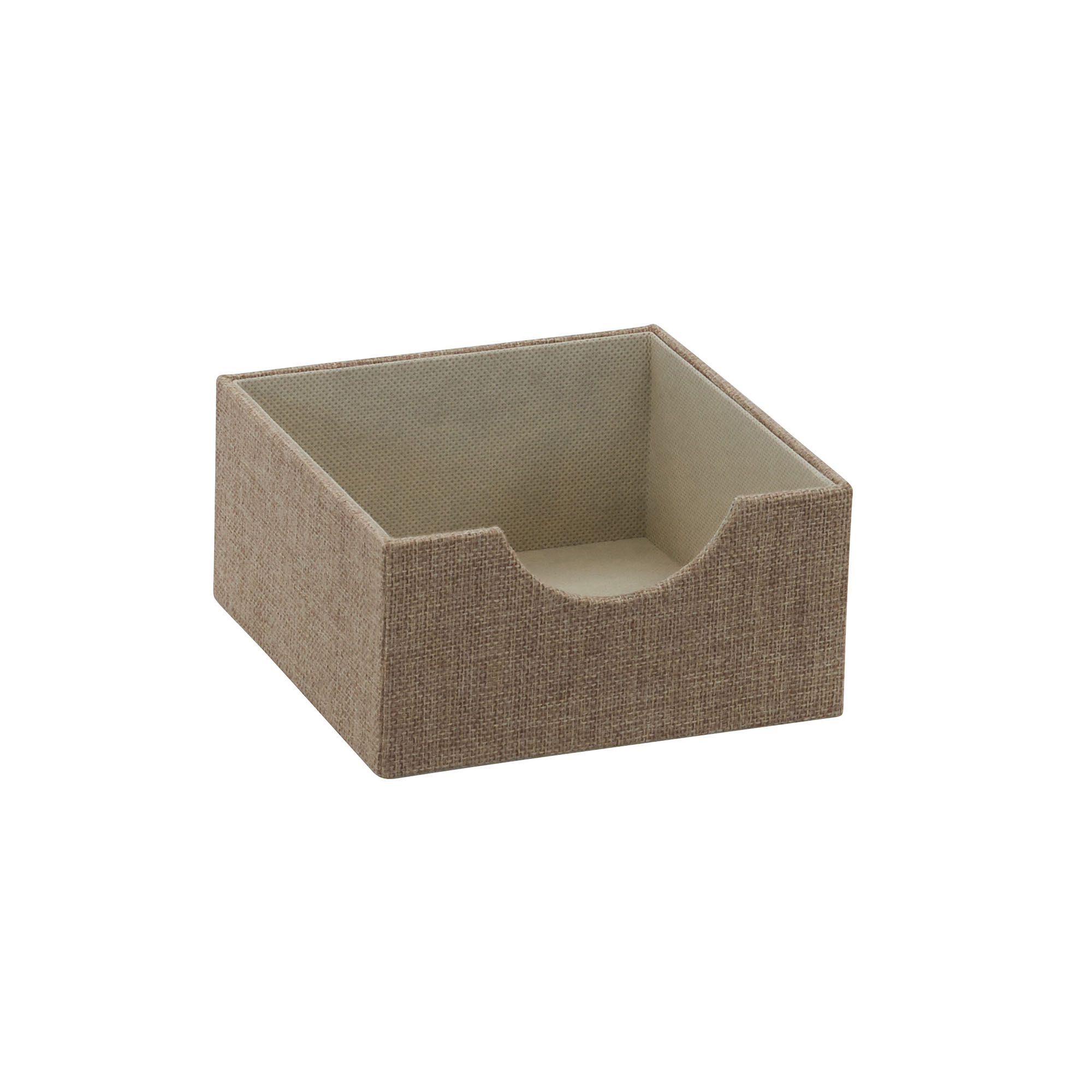 Household essentials Drawer Organizer Square Hardsided Tray in Latte