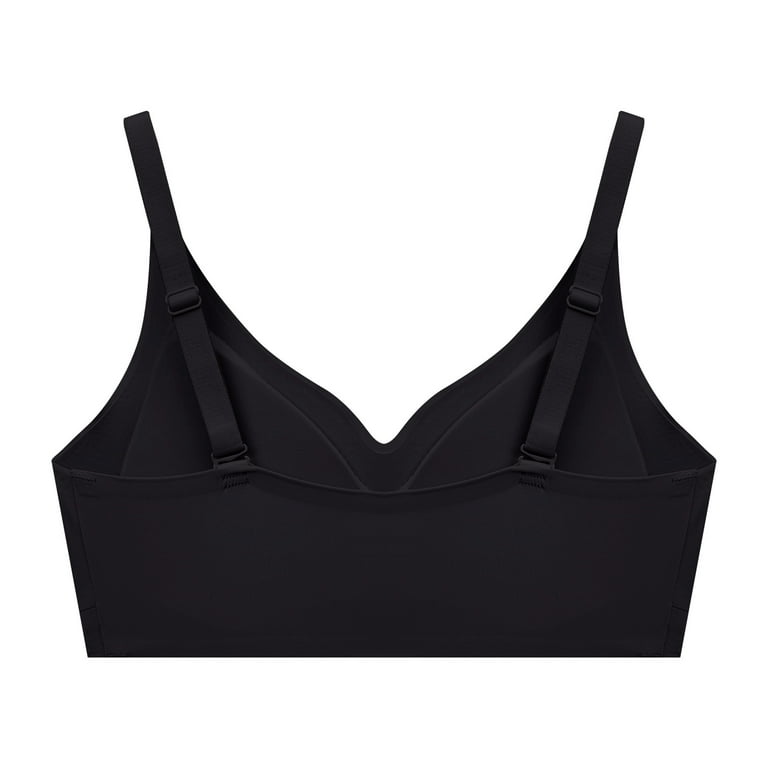 CAICJ98 Bras For Women Sports Bra for Women, Flow Y Back Strappy Sports  Bras M Support Yoga Gym Top with Removable Pad Black,M