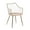 Multi-color, variant on LumiSource Antique Copper Metal, White Washed Wood Winston Chair