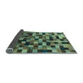 thumbnail image 2 of Ahgly Company Indoor Rectangle Checkered Light Blue Modern Area Rugs, 5' x 7', 2 of 4