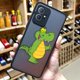 thumbnail image 5 of Matte Case for VIVO Y93 Y91C Y91 Y85 Y77 Y76 Y75 Y73 Y72 Y71 Y53 Y52S Y50 Y35 Y22 4G 5G Case Funda Shell Cute Cartoon Crocodile, 5 of 5