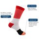 thumbnail image 3 of 4 pares de calcetines de sushi calcetines de media pantorrilla calcetines navideños de algodón - par de calcetines casuales conjunto con caja de regalo de Navidad, 3 of 6