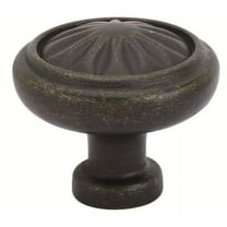 Tuscany Round 1.25 in. Cabinet Knob, Medium Bronze