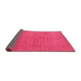 thumbnail image 2 of Ahgly Company Indoor Round Abstract Pink Contemporary Area Rugs, 3' Round, 2 of 4