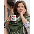 thumbnail image 5 of I Love Heart My Mommy Coffee Mug Gift for Mom Tea Cup Mother Coffee Mug 15 Oz. White, 5 of 7