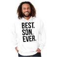 thumbnail image 5 of Best Son Ever Relatives Family Hoodie Hooded Sweatshirt Men Brisco Brands S, 5 of 6