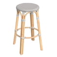 thumbnail image 1 of Butler Specialty Company Tabouret de Bar Rond en Rotin Tobias 30 Pouces - Point Gris et Blanc, 1 of 7