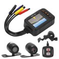 thumbnail image 3 of Motorcycle DVR,  Recording 1080P+720P Front View Cam Waterproof 2in Display Dynamic Induction  For Autocycle, 3 of 8