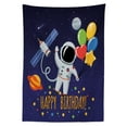thumbnail image 3 of Ambesonne Birthday Tablecloth Rectangular Table Cover, Astronaut Balloon, 60"x90", Multicolor, 3 of 4