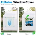 thumbnail image 5 of Quictent 12x20 ft Heavy Duty Carport Canopy Galvanized Car Tent Outdoor Garage Boat Shelter with Reinforced Structure with Roll-up Ventilated Windows Sidewall - White, 5 of 8
