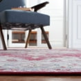 thumbnail image 4 of SAFAVIEH Tucson Camillo Traditional Machine Washable Runner, 2'6" x 8', Burgundy/Beige, 4 of 8