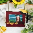 thumbnail image 4 of CaiYueKe 2026 Graduation Photo Frame with Cap and Tassel, Wooden Desktop Ornament, College Keepsake, Commencement Tabletop Display Decoration for Graduates, 4 of 6