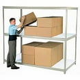 thumbnail image 2 of Global Industrial B2297782 Additional Shelf with Laminated Deck - Gray - 96 x 24 in., 2 of 3