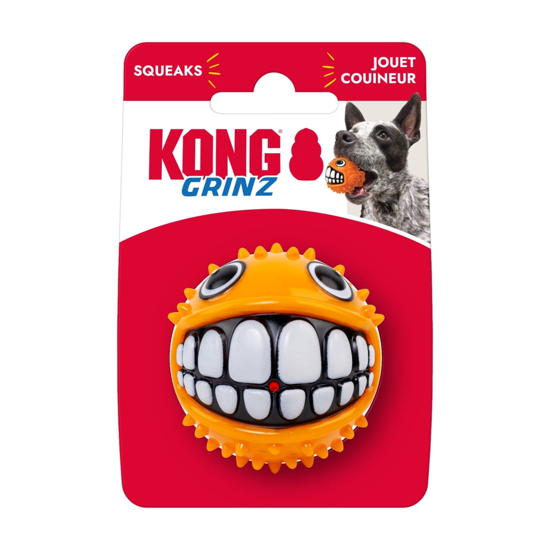KONG Grinz Chewable 1-Piece Ball S Small (1 Pack)