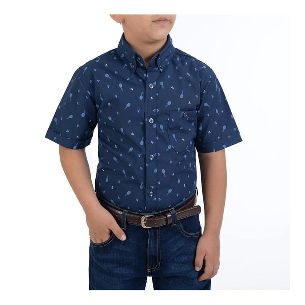 Camisa Yale Casual Azul Marino T04 0360565537