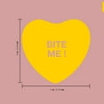 thumbnail image 4 of Valentines Day Vinyl Wall Art Decal - Bite Me Heart Candy - 10" x 11" - Valentine’s Home Living Room Bedroom Sticker - Indoor Outdoor Positive Household Couples Apartment Decor, 4 of 4