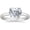 Heart Shape, variant on Platinum 3/4 Carat Lab Grown Solitaire Emerald Cut Hidden Halo IGI Certified Diamond Engagement Ring (0.75 Ct,D-E VVS1-VVS2