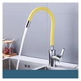 thumbnail image 1 of Silica Gel Nose Kitchen Sink Faucet Multiple Colors Available Hot Cold Water Mixer Tap Any Direction Rotating Deck Mount ,Easy to Install, 1 of 7