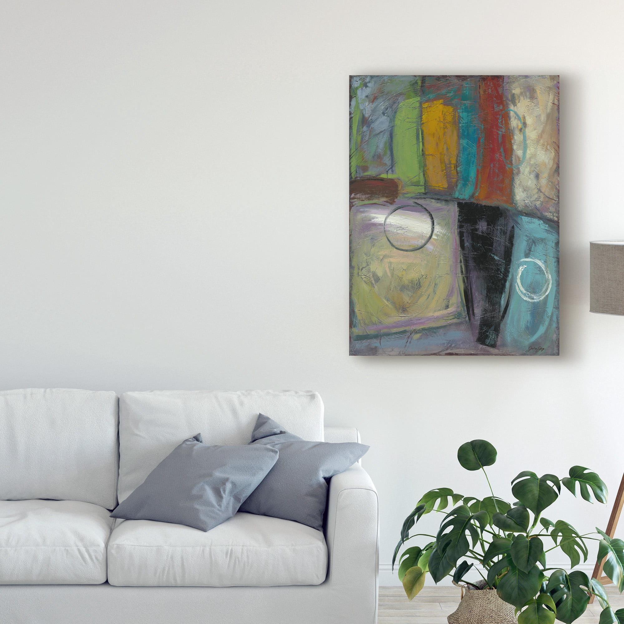 Trademark Fine Art 'Cool Jazz I' Canvas Art by Julie Joy