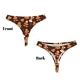 thumbnail image 3 of Fotbe Christmas Gingerbread Cookies Tanga Sin Costuras para Mujer con Estampado – Panties Invisibles, Transpirables y Cómodos para Uso Diario-XX-Large, 3 of 6