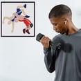 thumbnail image 5 of Wrestler Men Stencil 11.8x11.8 inch Plastic PET Sports Themed Drawing Stencil Reusable Hollow Out Wrestling Craft Stencil, 5 of 7