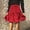 Red, variant on Skirts for Women Skirt Platform Competitor Analysis Women's Summer Cute High Waist Ruffle Skirt Print Swing Beach Skirt Red XL