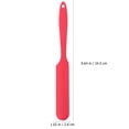thumbnail image 2 of Troglfold Silicone Spatula Silicone Jar Spatula Scraper, Heat Resistant Non-Rubber Cooking Mixing (Red),9.65"X1.02"X0.79", 2 of 10