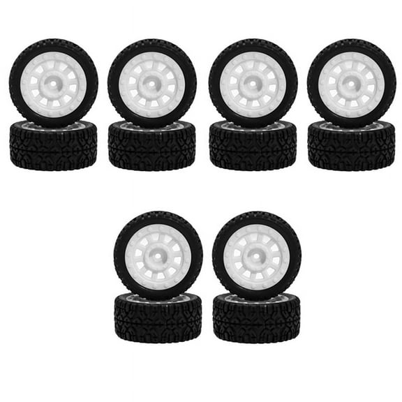 12Pcs RC Car Wheel Tires Tyres for 1603 1604 SG1603 SG1604 1/16 RC Car Spare Parts Accessories
