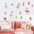 thumbnail image 4 of adviicd Christmas Wall Sticker Cartoon Animal Self Adhesive Wall Sticker Children's Room Christmas Decorations Sticker, 4 of 5