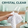 thumbnail image 2 of Unique Bargains 3pcs Microfiber Streak Free Magic Glass Cloths Light Grey 12" x 12", 2 of 7