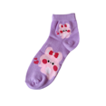 thumbnail image 6 of WA - 12 Pairs Womens Colorful Bears Assorted Styles Low Cut Ankle Socks Cotton Size 9-11, 6 of 7